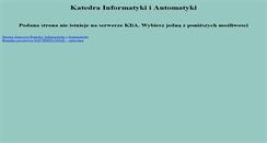 Desktop Screenshot of ns.prz-rzeszow.pl