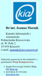 Mobile Screenshot of jmarnik.prz-rzeszow.pl